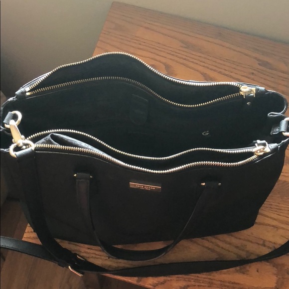 Kate Spade double zip satchel in black Size- Large - Picture 2 of 7